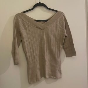 White House Black Market V neck Sweater